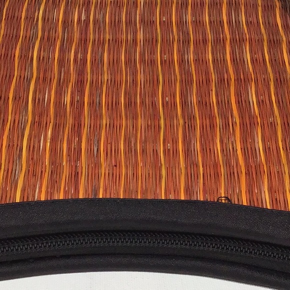 Baskets of Cambodia Crossbody Tatami Style Woven Crossbody - Picture 6 of 8